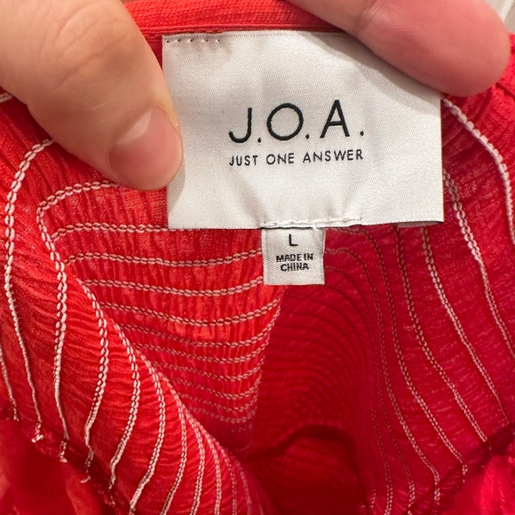 Smocked Red Dress - Picture 3 of 3